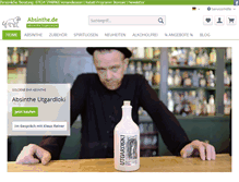 Tablet Screenshot of absinthe.de